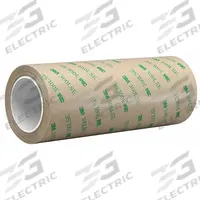 3M Transfer Tape: 6 in Wd, 5 yd Lg, 6.7 mil Thick, Polycoated Kraft Paper, Acrylic, Transparent (MPN 3M 9490LE). Key specifications — Series: 9490LE; Differential Face Adhesive Type: 300MP+; Bond Type: Permanent; Differential Back Adhesive Type: 300LSE; Liner Material: Polycoated Kraft Paper.