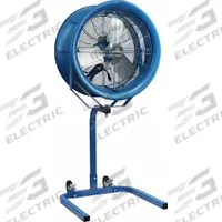 PATTERSON Portable Fan: 30 in Blade Dia, 1 Speeds, 1 hp Motor HP, Non-Oscillating (MPN H30B-PS). Key specifications — Voltage: 208 to 230/460V AC; Brand: PATTERSON; Number of Speeds: 1; Oscillation: Non-Oscillating; Phase: Three; Application: Commercial.