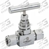 HAM-LET Plumbing Needle Valves: Inline Valve Body, 316 Stainless Steel, Screw-In Bonnet, FNPT x FNPT (MPN H-99S-00-SS-L-V-1/4). Key specifications — For Media: Liquid; Standards: ISO 2006(E); Brand: HAM-LET; Valve Series: H99; Stem Type: V-Stem; Connection Gender - Side 2: Female; Connection Gender - Side 1: Female; Connection Type - Side 1: NPT.