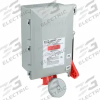 HUBBELL Mechanical Interlock: 480V AC, Three Phase, 30 A, 3 Pole, 4 Wire (MPN HBL430MIF7W). Key specifications — Brand: HUBBELL; Fuse Type: Class J; Reverse Service: No.