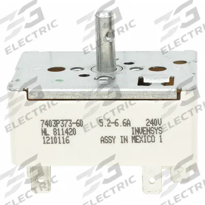 WHIRLPOOL Surface Element Switch: Mfr Part # 7403P238-60 - Whirlpool Oven Replacement Parts