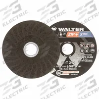 WALTER SURFACE TECHNOLOGIES Abrasive Cut-Off Wheel: Type 1, 4 1/2" x 1/16" x 7/8", Aluminum Oxide (MPN 11T242). Key specifications — Series: ZIP XTRA; Brand: WALTER SURFACE TECHNOLOGIES.