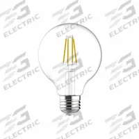 GE LAMPS Compact LED Bulb: Medium Screw (E26), LED, (G) Globe, G25, 4 W Watt, 2700K, Clear, 120V AC (MPN LED4DFG25-C/927). Key specifications — attr233510: G25; attr233525: 120V AC; attr233549: Clear; attr518949: 2700K; attr239859: GE LAMPS.