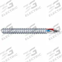 SOUTHWIRE Metal Clad Cable: 12 AWG, 2 Conductors, Copper, 25 ft, Aluminum, Std, THHN/THWN (MPN 68948901-25). Key specifications — Brand: SOUTHWIRE.