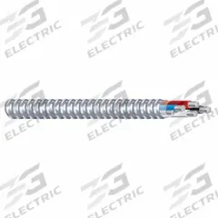 SOUTHWIRE Metal Clad Cable: 12 AWG, 2 Conductors, Copper, 25 ft, Aluminum, Std, THHN/THWN (MPN 68948901-25). Key specifications — Brand: SOUTHWIRE.