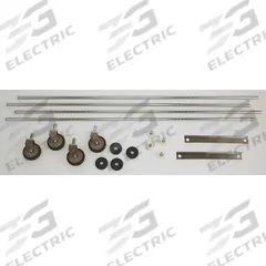 METRO Mobile Unit Kit: 18 in Overall Wd, Metro Top-Track (MPN TTM18C). Key specifications — attr38671: Casters/Caster Channels; attr14163: Steel; attr38672: Chrome; attr14167: Metro Top-Track; attr38647: METRO.