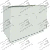 Sink Base Cabinet: 35 1/8 in Overall Ht, 22 in Overall Dp, 58 in Overall Wd, Steel, 0 Drawers (MPN GRJTP186-58-2). Key specifications — Product Type: Sink Cabinet; Brand: INSTOCK; Material: Steel; Cabinet Type: Base Cabinets.
