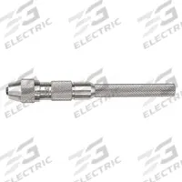 STARRETT Pin Vise: Pin Vise, 5.1 mm Max Size - mm, 0.11 in Min Size - Inch, Knurled Grip, Round (MPN 240D). Key specifications — attr1181472: Knurled; attr1181473: Round; attr1181474: 4-9/64 in; attr1181475: No; attr1181485: STARRETT.