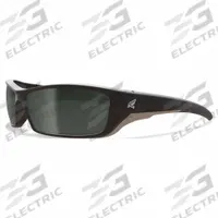 EDGE EYEWEAR Safety Glasses: G-15 Lens, Full-Frame, Metal Detectable, Black Frame, Reclus Series (MPN TSR21-G15-7). Key specifications — Brand: EDGE EYEWEAR; Frame Color: Black; Lens Color: G-15.