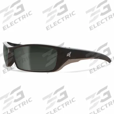 EDGE EYEWEAR Safety Glasses: G-15 Lens, Full-Frame, Metal Detectable, Black Frame - Padded Comfort-Fit Safety Glasses