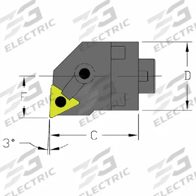ULTRA-DEX USA Indexable Cutting Head Unit: MH28 MTUNR4-CFT (MPN 912-000-097) - Machining