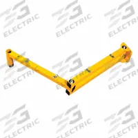 JAN FAN Mounting Arm: Mounting Arm, 45 in Lg, 2 in Wd, Steel (MPN JF-AAM). Key specifications — Material: Steel; Manufacturer Part Number: JF-AAM; Brand: JAN FAN; Color: Black.