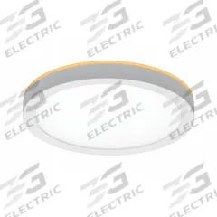 LED Flush Mount: 8 in Dia, White, 2 1/2 in Ht, 800 lm, 3000K/4000K/5000K, 12 W, 120V AC (MPN 56568114). Key specifications — attr1261996: 3000K; attr1262004: Brushed Nickel; attr1262010: LED; attr1262027: Nightlight; attr1262000: Round; attr1262021: 120V AC; attr1262025: No; attr1262028: Flush Mount.