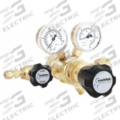 HARRIS High Purity Gas Regulator: Two Stage, CGA 350 Inlet, 1/4" Tube Outlet, 125 psig (MPN KH1138). Key specifications — Brand: HARRIS; Manufacturer Part Number: KH1138; Diaphragm Material: 316L Stainless Steel; Outlet Connection: 1/4" Tube; Inlet Connection: CGA 350.
