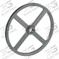 APPROVED VENDOR V-Belt Pulley: AK154, 1 Groove, 15.25 in OD, Bushed Bore, H/QT, Cast Iron (MPN AK154H). Key specifications — Pulley Industry Number: AK154; Pitch Diameter: 15 in (4L, A); For Belt Section (broad, with similar types): 3L.