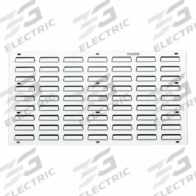 DIAMOND STORAGE SOLUTIONS Louvered Panel: 19 in x 36 in x 7/16 in, 1 Sides, 0 Bins - Wall-Mount Louvered Panels Without Bins