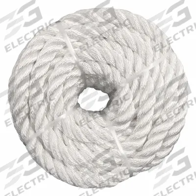 APPROVED VENDOR General Purpose Utility Rope: Twisted, 3/8 in Dia, 330 lb Working Load Limit - Shock-Absorbing Rope