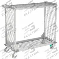 APPROVED VENDOR Stock Truck: 500 lb, Overall Dim. 18 in L x 47 in W x 39 in H, Fixed, 2 Shelves (MPN MC-4218). Key specifications — Caster/Wheel Configuration: (3) Swivel; Color: Gray; Shelf Adjustability: Fixed; Brand: APPROVED VENDOR.