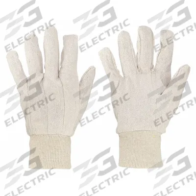 CONDOR Knit Gloves: L ( 9 ), Uncoated, Uncoated, Cotton/Polyester, Canvas Task & Chore Glove - Uncoated Task & Chore Gloves