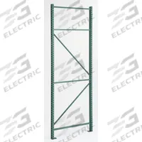 STEEL KING Upright Frame: Teardrop, 12 ft Overall Ht, 42 in x 3 in, Green, Steel (MPN RTFAP042144F01VG). Key specifications — Color: Green; Brand: STEEL KING.