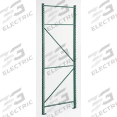 STEEL KING Upright Frame: Teardrop, 12 ft Overall Ht, 42 in x 3 in, Green, Steel (MPN RTFAP042144F01VG). Key specifications — Color: Green; Brand: STEEL KING.