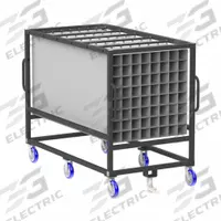 VALLEY CRAFT Parts Cart: 800 lb, Gray, 54 in L x 36 in W x 67 in H, 5 in H x 5 in W x 84 in L (MPN EP3531-200). Key specifications — Color: Gray; Includes: (64) Compartments; Caster/Wheel Configuration: (2) Rigid; Brand: VALLEY CRAFT.