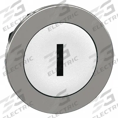 SCHNEIDER Push Button Head: 30 mm Panel Size, Non-Illuminated, Metallic, I - Heads for Push Buttons