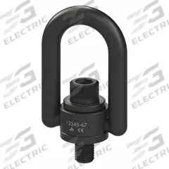 ADB HOIST RINGS Hoist Ring: Pivot/Swivel, Black Oxide-Coated Steel, M36-4.00, Max. 24,250 lb (MPN 34402). Key specifications — attr994472: ADB HOIST RINGS; attr994492: M36-4.00; attr998493: Lifting.