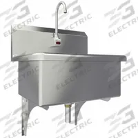 SANI-LAV Scrub Sink: 1 Stations, 10 1/2 in Bowl Dp, 22 in Bowl Lg, 16 1/2 in Bowl Wd, 1 Faucet Holes (MPN 531A-0.5). Key specifications — Includes Side Splash: Side Splash Not Included; Series: Scrub Sinks; Brand: SANI-LAV; Power Source: AC Powered.