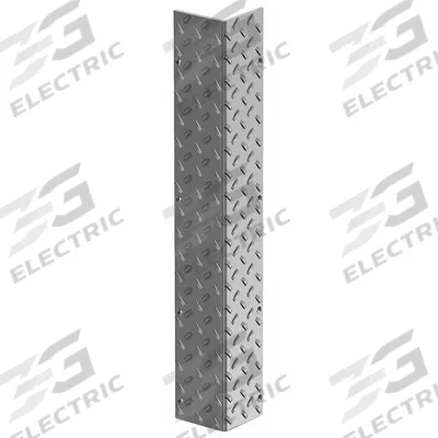 APPROVED VENDOR Corner Guard: PVC, Silver, For 90° Angle, 3 in Leg Wd, 4 ft Overall Ht - PVC Screw-In Corner Guards