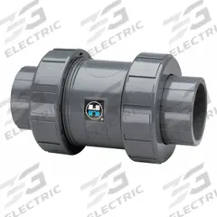 HAYWARD Check Valve: Ball, Inline Valve Body, CPVC, 3 in Pipe Size, FNPT x FNPT, For Water Media (MPN TC2300T). Key specifications — Ball Material: CPVC; Brand: HAYWARD.