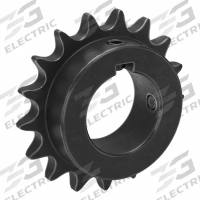 TSUBAKI Single Strand Sprocket: 50, For 5/8 in Chain Pitch, 1 5/8 in Bore Dia, 17 Teeth - Size 50 Fixed-Bore Roller Chain Sprockets