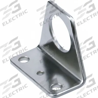 SPEEDAIRE Foot Bracket: Flange/Foot Mount Type, Fits 10 mm Bore Dia, Stainless Steel - Foot Mounting Brackets