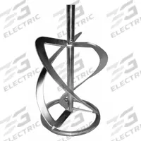 BN PRODUCTS USA Mixing Paddle: Single-Paddle, High Viscosity, M14 Threaded, 24 in Lg, 5 33/64 in Dia (MPN BNR003-140). Key specifications — attr117483: BNR003-140; attr117489: All; attr117479: BN PRODUCTS USA.