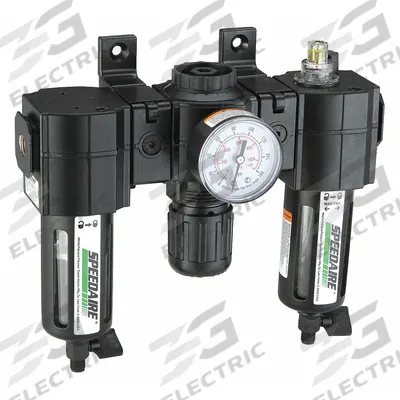 SPEEDAIRE Filter/Regulator/Lubricator: 1/4 in NPT, 56 cfm, 150 psi Max Op Pressure - Speedaire Filter, Regulator & Lubricators (FRLs)