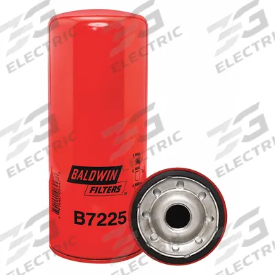 BALDWIN FILTERS Oil Filter: B7225, 1 1/8"-16 Thread Size, 10 7/16 in Overall Ht, Oil, Mack - Spin-On Oil Filters