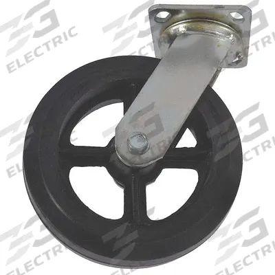 Dayton Swivel Caster: 600 lb Load Capacity, 9 7/8 in Overall Lg, 8 in Overall Wd - Replacement Casters for Platform Trucks