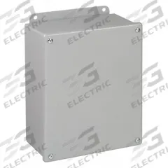 HOFFMAN Enclosure: Steel, 14 in x 12 in x 6 in, NEMA 12/13, Solid Cover, Screw On (MPN A1412SC). Key specifications — Brand: HOFFMAN; Closure Method: Screws; Knockouts: Not Included.