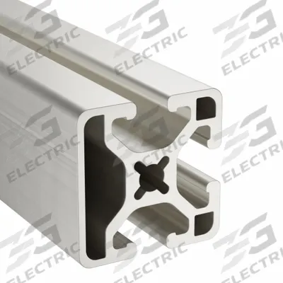 80/20 T-Slot Framing System: 15 Series, 10 ft Lg, 1 1/2 in x 1 1/2 in, Silver - Square Smooth Inch Profiles