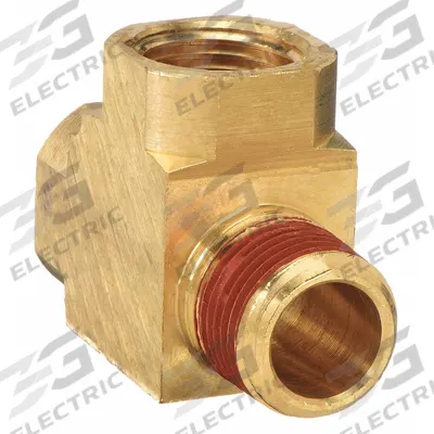 PARKER Metal Pipe Tee: Tee, 3/8 in x 3/8 in x 3/8 in, 1,000 psi, 1 13/16 in Lg - Threaded High-Pressure Pipe Fittings with Sealant