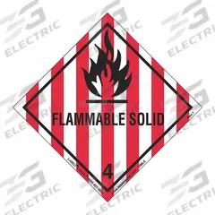 LABELMASTER Flammable Solid Label,Worded,Package Quantity 50: Flammable Solid, 4 in Label Wd, 50 PK (MPN HML5S). Key specifications — Brand: LABELMASTER; Message: Flammable Solid.