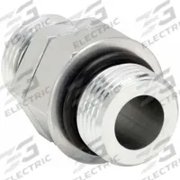 PARKER Metal Pipe Straight: Union, Steel, 1/2 in x 1/2 in, Male Threaded x Male SAE Threaded (MPN 8 F5OHAO-S). Key specifications — Brand: PARKER; Maximum Operating Pressure: 6,000 psi; Connector Type: Adapter; (DO NOT SEND) Manufacturer Location: Globally Sourced; Fitting Pipe Size: 1/2 in x 1/2 in.