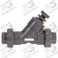 HAYWARD Spring Y Check Valve: Piston, Y-Style Valve Body, 4 in Pipe Size, FNPT x FNPT, PVC, Female (MPN SLC10400TEU). Key specifications — Brand: HAYWARD.