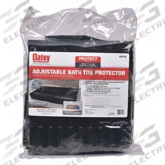 OATEY Adjustable Protector: Compatible Product Type Bathtubs, 40 in Overall Wd, Universal (MPN 34126). Key specifications — Compatible Series: Universal; Brand: OATEY; Compatible Product Type: Bathtubs; Product Type: Adjustable Protector.