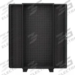 JAMCO Bin Cabinet: 36 in x 24 in 82 in, 1 Shelves, 0 Bins, Flush/Solid, 14 ga Panel, Black, Steel (MPN HV236BL). Key specifications — attr64260: Assembled; attr64275: Shelf and Bin; attr63933: JAMCO; attr64274: Black; attr64276: Powder Coated; attr146303: Steel; attr143811: Bins.