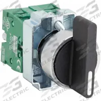 DAYTON Selector Switch: 22 mm Panel Mounting Size, 3 Positions, Extended Lever, 2NO, Metallic (MPN 30G275). Key specifications — AC Contact Rating: 10 A @ 600 V; Action: Maintained/Maintained/Maintained; Cam: No Cam Included; DC Contact Rating: 2.5 A @ 600 V; Operator Head Material: Plastic; Operator Head Type: Long-Handled Knob; Operator Illumination: Non-Illuminated; Switch Function @ 1st Position: On.