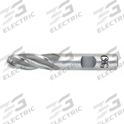 OSG Ball End Mill: Cobalt, 4 Flute, 7/16" Mill Dia, 1-1/4" LOC, 3-1/4" OAL (MPN 5449700) - General Purpose Cobalt Ball End Mills