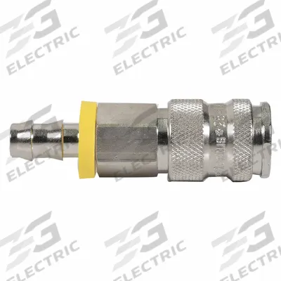 PARKER Quick Connect Socket: 1/4 in Body Size, 3/8 in Hose Fitting Size, Ball - Industrial Interchange Brass Quick-Connect Air Coupling Bodies