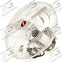 DAYTON Fan Head: 18 in Blade Dia, 2 Speeds, 115V AC, 1/4 hp Motor, Oscillating (MPN 13F047). Key specifications — Voltage: 115V AC; Brand: DAYTON; Number of Speeds: 2; Phase: Single.