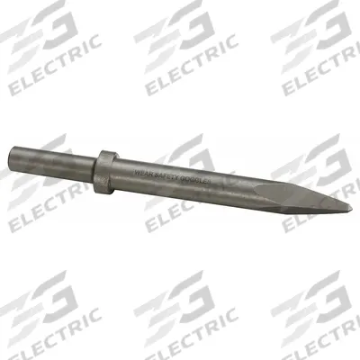 WESTWARD Moil Point Chisel: 0.68 in Shank Size, Round, Oval - Moil Point Chisels for Chipping Hammers